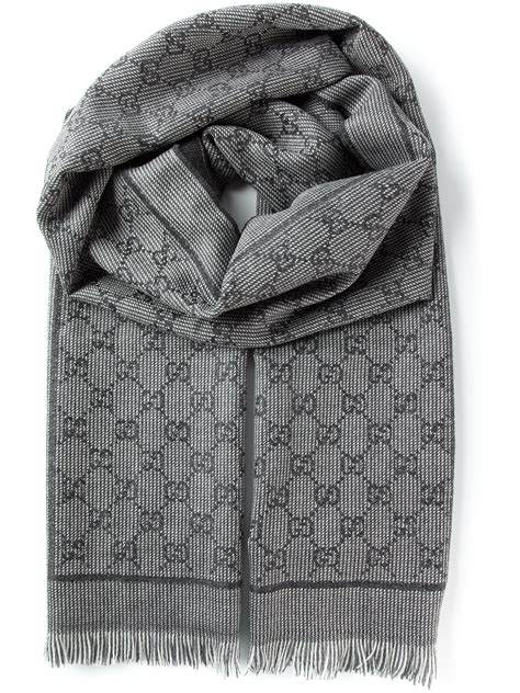 grey gucci scarf men|authentic gucci silk scarf.